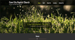 Desktop Screenshot of cavecitybaptistchurch.com