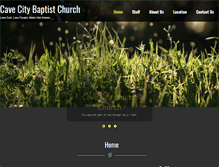 Tablet Screenshot of cavecitybaptistchurch.com